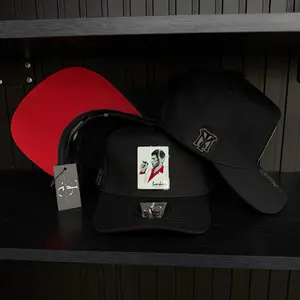 Tony Montana Scarface SnapBack Hat-Black/Red Tony Montana Scarface SnapBack Hat-Black/Red