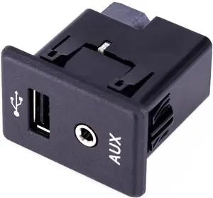 USB Connector Audio Auxiliary Jack Video Output Jack Fits for 2013-2019 Nissan Altima Rogue Frontier Kicks Replace 280234BA0B 795405004