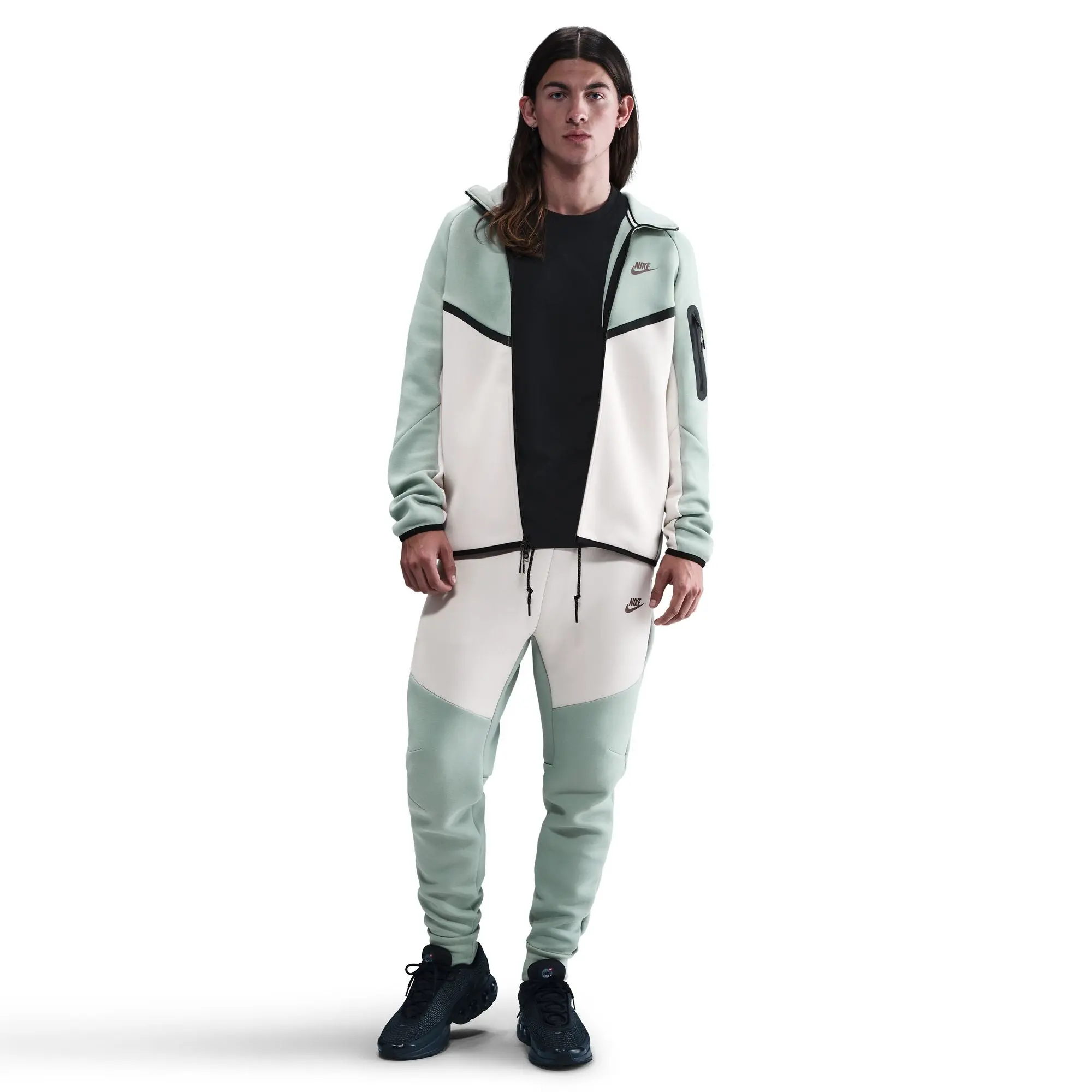 Nike Tech Full-Zip Windrunner Hoodie - Men's, Tops, Menswear, Warmer, Soft, Hem, Cotton