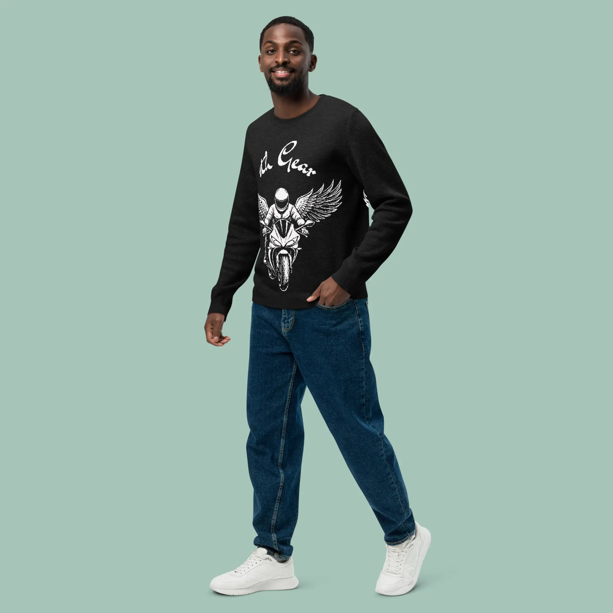 Knitted 7th Gear Sweater