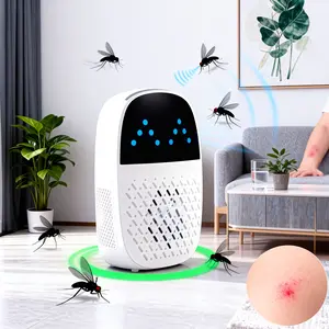 Ultrasonic Mouse Repeller, Dual Frequency Sound Wave Technology, Indoor Pest Control for Home Kitchen Garage Warehouse, Anti-Mouse Cockroach Fly Mosquito, Electronic Mosquito Zapper
