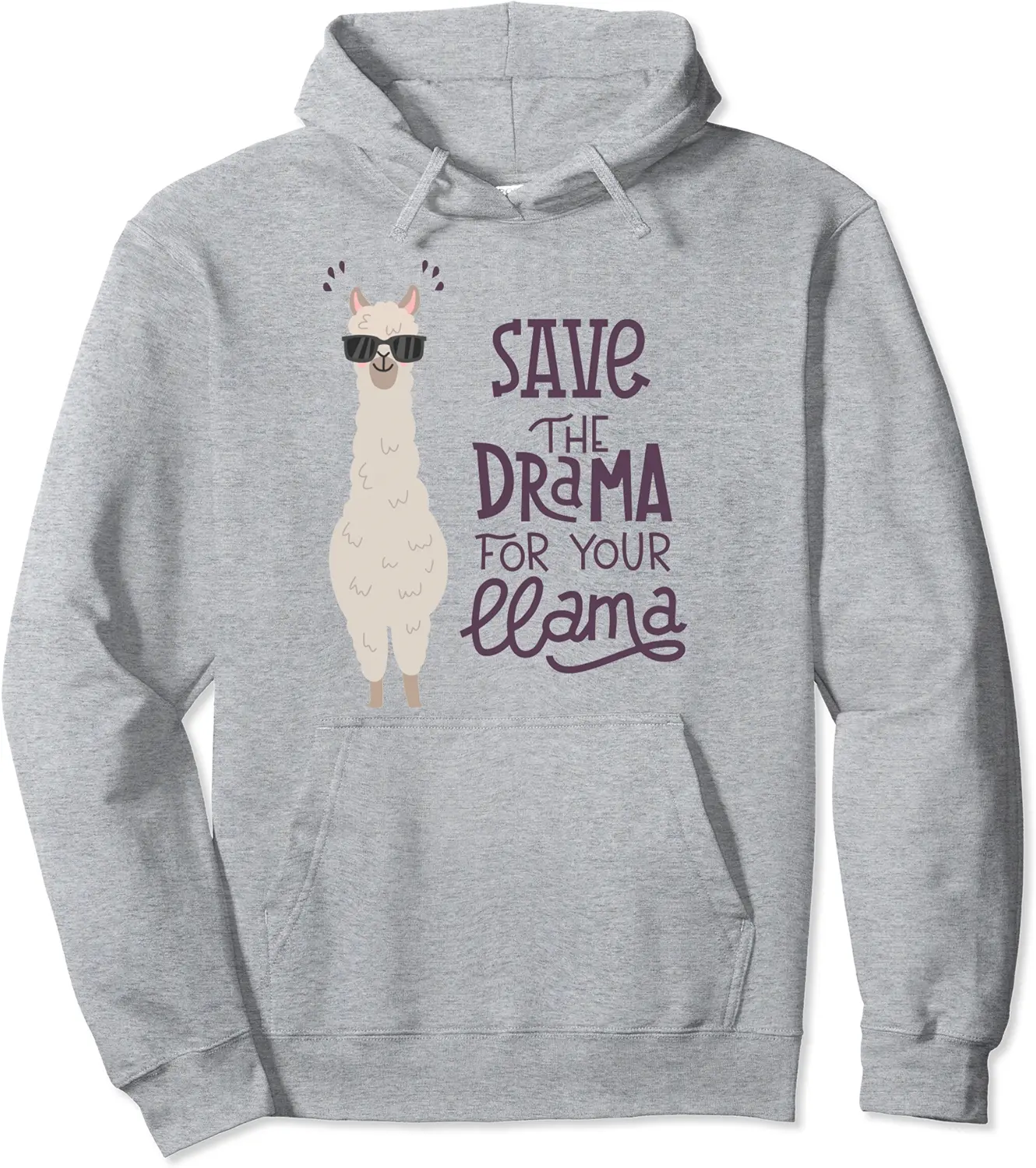 save the drama for your llama Pullover Hoodie - Anarosavill Shop 26B0BQWFCZCK