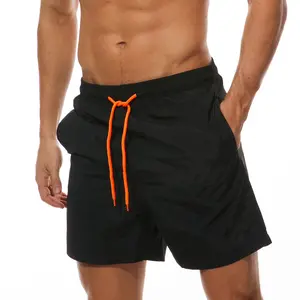 Mens Swim Trunks, 7" Quick Dry Swimming Beach Shorts, Swimsuit Swimming Mesh Lining Bathing Trunks Swimwear with Pockets