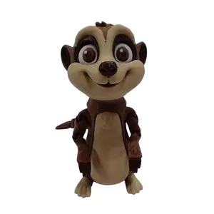 Meerkat 3D Printed Articulating Figurine for Home Decor