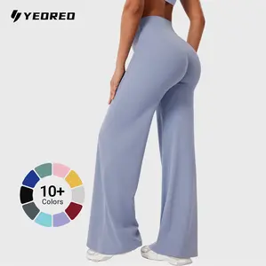 YEOREO Eddiy Leggings High-Waist Straight-Leg No Front Seam Buttery Soft Gym Yoga Pants for Women Fitness Tights YEOREO Eddiy Leggings High-Waist Straight-Leg No Front Seam Buttery Soft Gym Yoga Pants for Women Fitness Tights