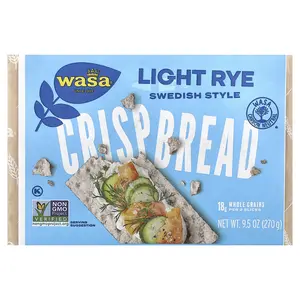 Wasa Flatbread Crispbread, Light Rye, 9.5 oz (270 g) Wasa Flatbread Crispbread, Light Rye, 9.5 oz (270 g)