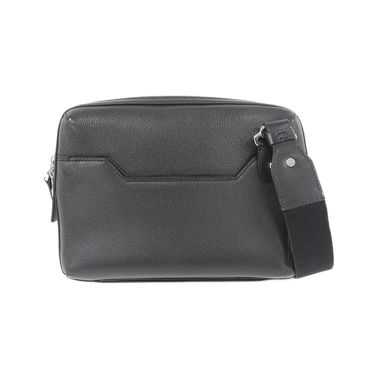 Pre-owned Dunhill Calfskin Shoulder Bags HARNESS Leather Shoulder Bag