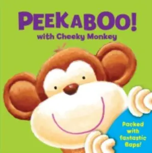USED Book - Peek a Boo with Cheeky Monkey (Peek a Boo Flap Books) by Igloo Books Ltd (Hardcover) - english