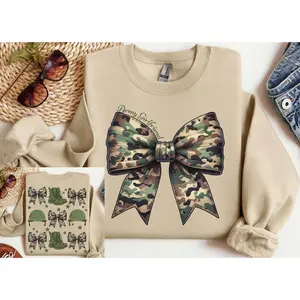 Army Girlfriend Sweatshirt - Classic Fit Crew Neck, Heavy Blend Cotton, OEKO-TEX Certified, Military Shirt, Adult & Youth Sizes, Long Sleeve - Fabric