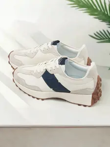 Vintage Xiao Wan Waist Xbl327 Sports Shoes, Spring & Fall Unisex Lightweight Running Shoes, Casual Patchwork Textile Sneakers