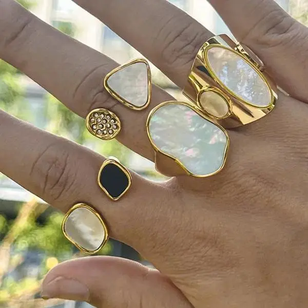Organic Radiance Ring Collection