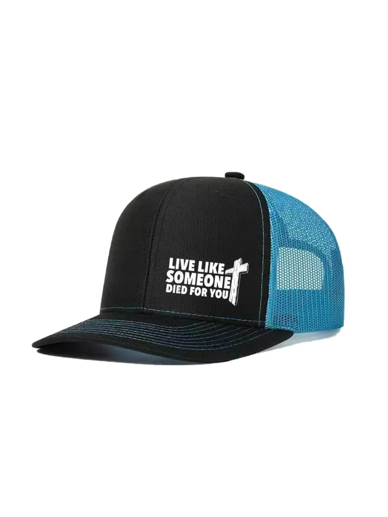 Unisex Baseball Cap with Letter & Cross Prints, Mesh Design, Adjustable Fit, Ideal for Men & Women, Perfect for Casual Outdoors, Summer Outdoor Hat