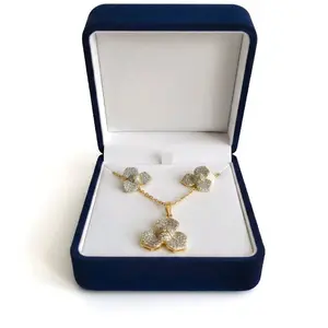 14k Gold-Plated Earring and Necklace Set, Durable for Daily Wear with Water, Chlorine and Sweat Resistance