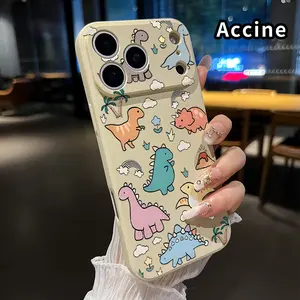 Case Compatible for iPhone 17 Pro Max Air Dinosaur Park Matte Camera Protective Pocket-Friendly Cellphone Cover for Male