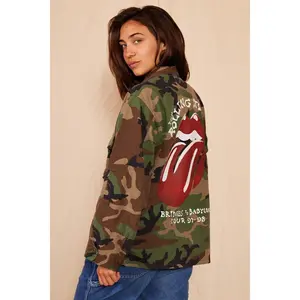 Rolling Stones Authentic Vintage Camo Army Jacket