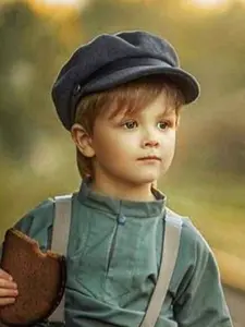 A Single Pack of Hats for Boys, Featuring a Beret Style, Perfect for Daily Outings, Outdoor Activities, Sports, Hiking, And Travel, Suitable for Kids Aged 3-8 Years.