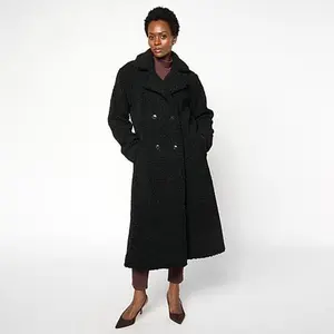 G by Giuliana Black Label Knit Teddy Luxe Coat