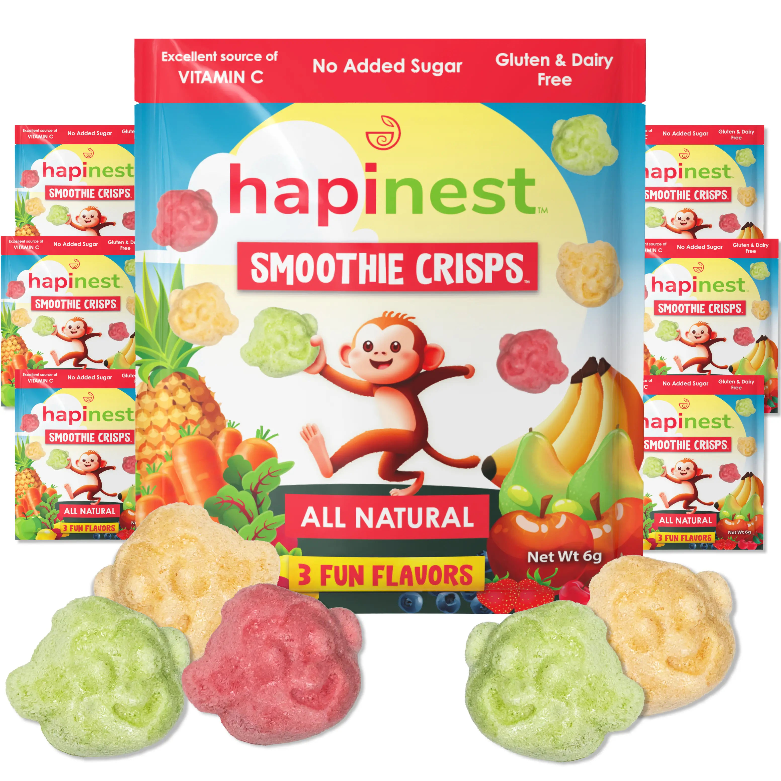 Smoothie Crisps 4 Flavor Sample Box
