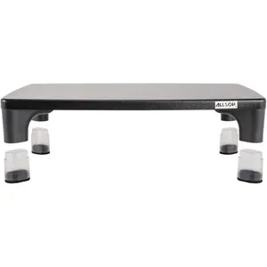 Allsop  Hi-Lo Adjustable Monitor Stand, Black, Height Adjust, Removable Legs
