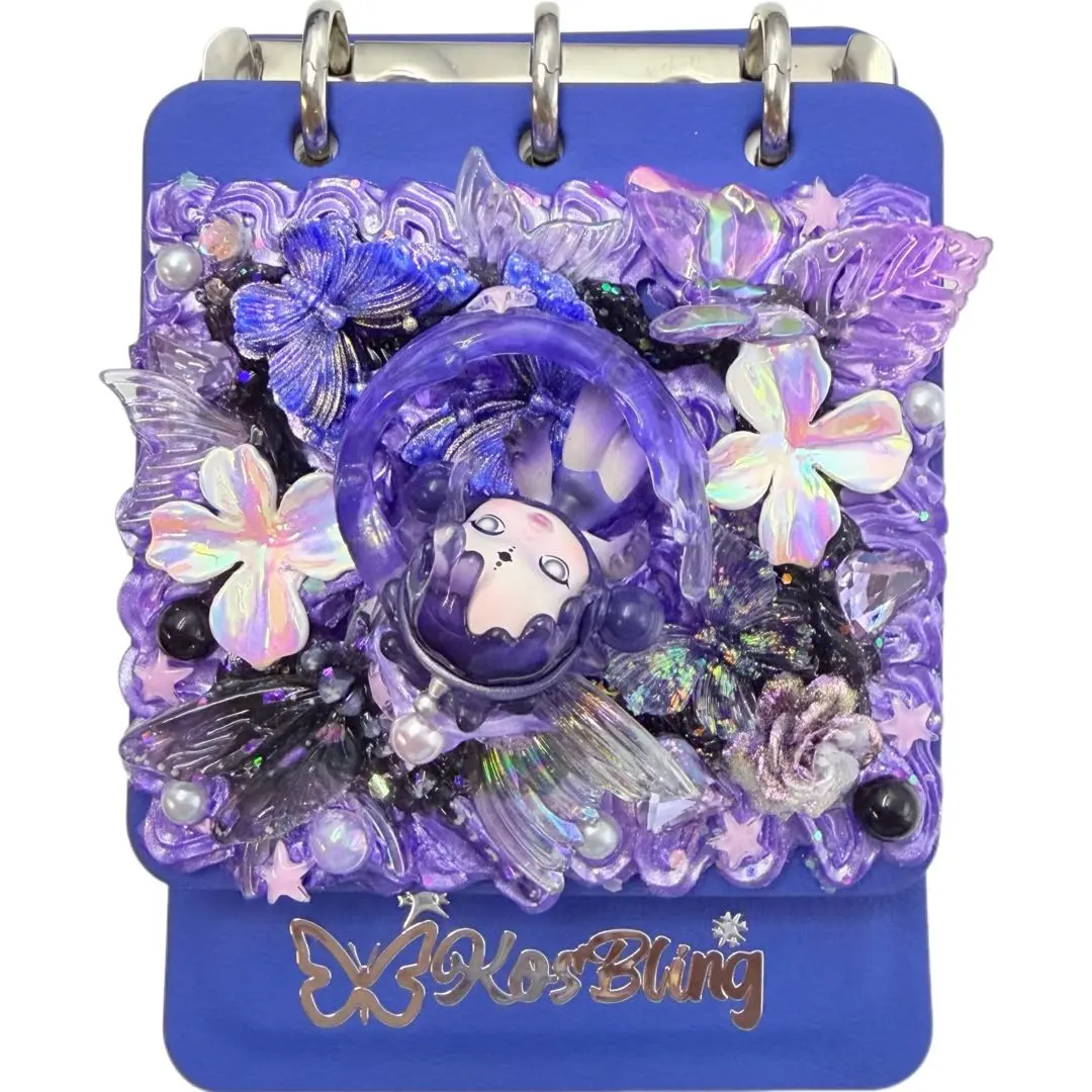 Handmade Handheld Notebook with Cream Glue, Doll DIY - Kosbling Handmade Blind Bag