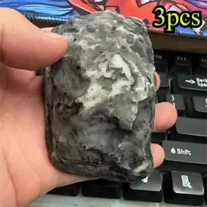 3pcs Realistic Stone Key Hider Box  Outdoor Spare Key Storage That Looks Like a Natural Rock