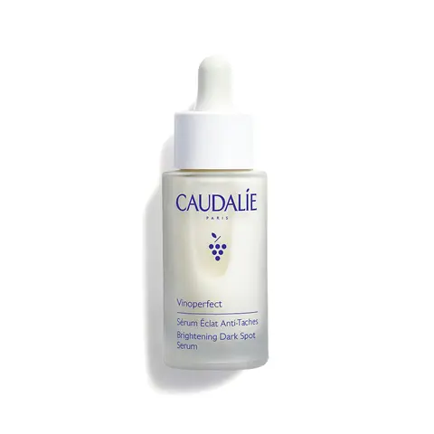Caudalie Vinoperfect Brightening Serum with Viniferine - 30ml Lightweight Vegan Skincare, 62x More Effective Radiance, Fast-Absorbing Silky Glide, Easy AM/PM Step for Sensitive/All Skin, Targets Acne, Sun and Age Spots, Dark Spots, Hyperpigmentation
