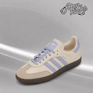 adidas Samba OG Cream White Violet (Women's) JI2678 Authentic Shoes Footwear Sneaker Trainer Comfortable Walking Fashion Trending Gift
