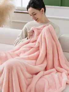 【Summervibes】Elegant Comfort Velvet Plush Flannel Sheet Set - Ultra-Soft Cozy Bedding for Warmth and Comfort. blanket soft flannel