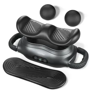 COSTWAY - Massage Gun Deep Tissue with 3 Switchable Massage Heads and 3 Modes-Black