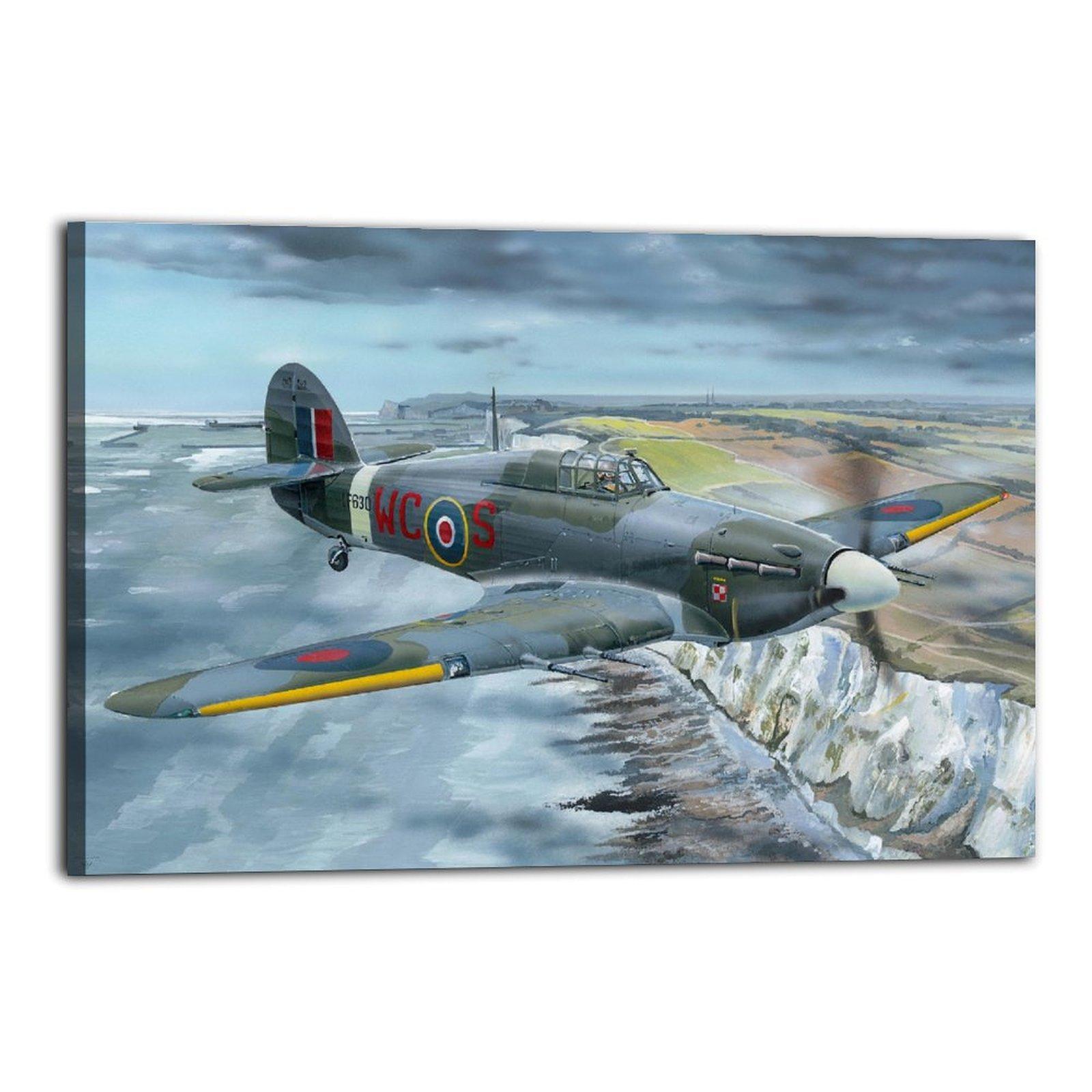 Military Fighter Poster Hawker Hurricane Poster Decorative Painting Canvas Wall Art Picture Print Modern Family Bedroom Decor