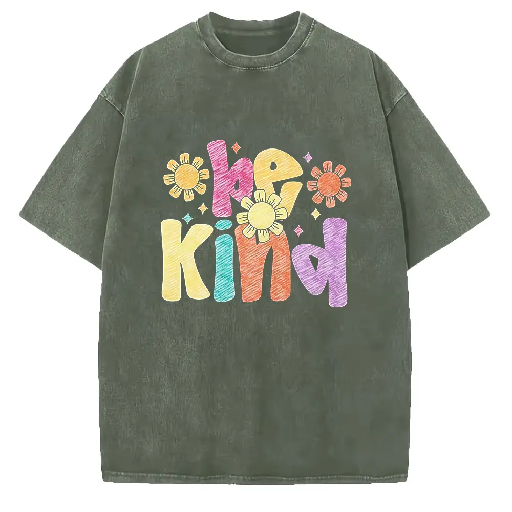 Washed T-shirt-Green