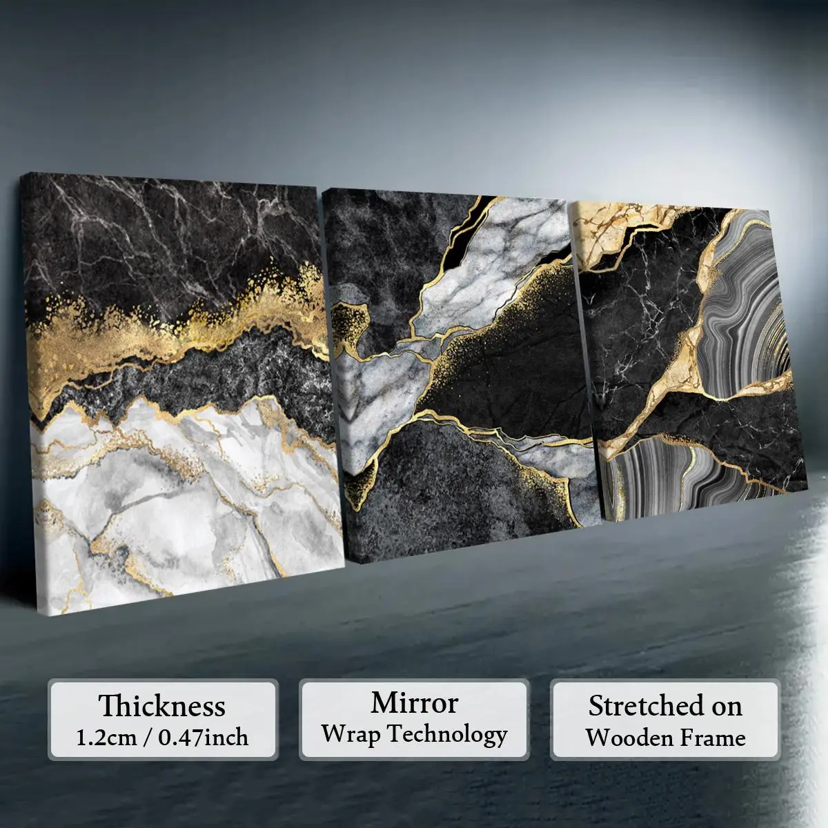 Black & Golden Marble