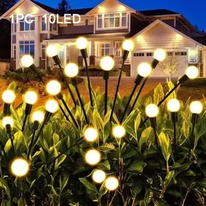 Solar Firefly Light, Outdoor Lawn Stake Lamp, Color Options Available, Ideal for Courtyards, Gardens, Lawns, Multi-Scene Use, Solar Pathway Lamp, Outdoor Solar Lights