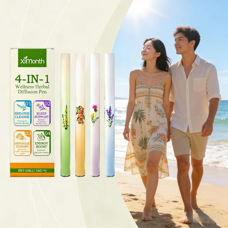 Natural 4-in-1 Herbal Sticks  Soothe Mood & Boost Daily Wellness
