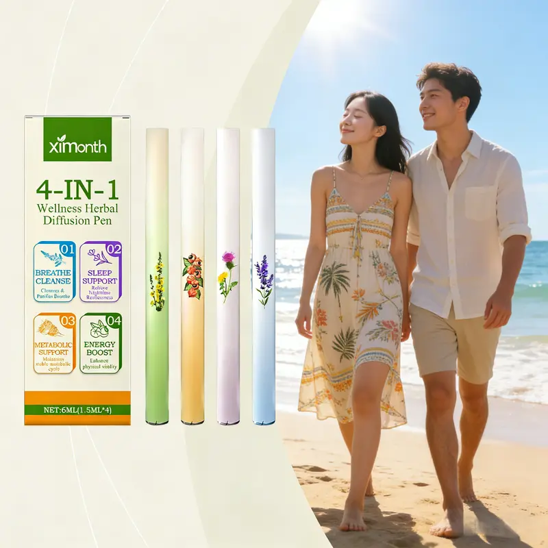 Natural 4-in-1 Herbal Sticks  Soothe Mood & Boost Daily Wellness