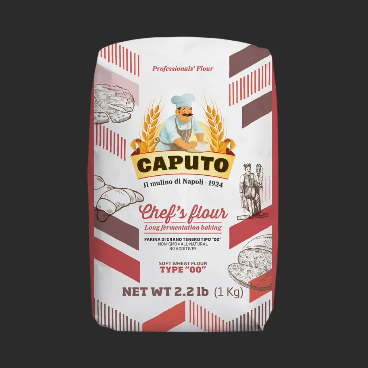 Caputo Chef's Flour Tipo 00 (1kg / 2.2lbs)
