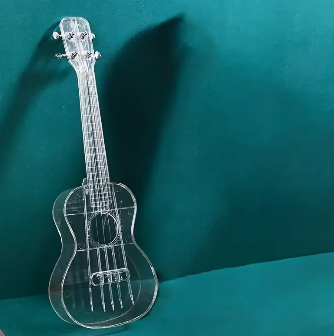 3 Inch Transparent Ukulele Musical Instrument
