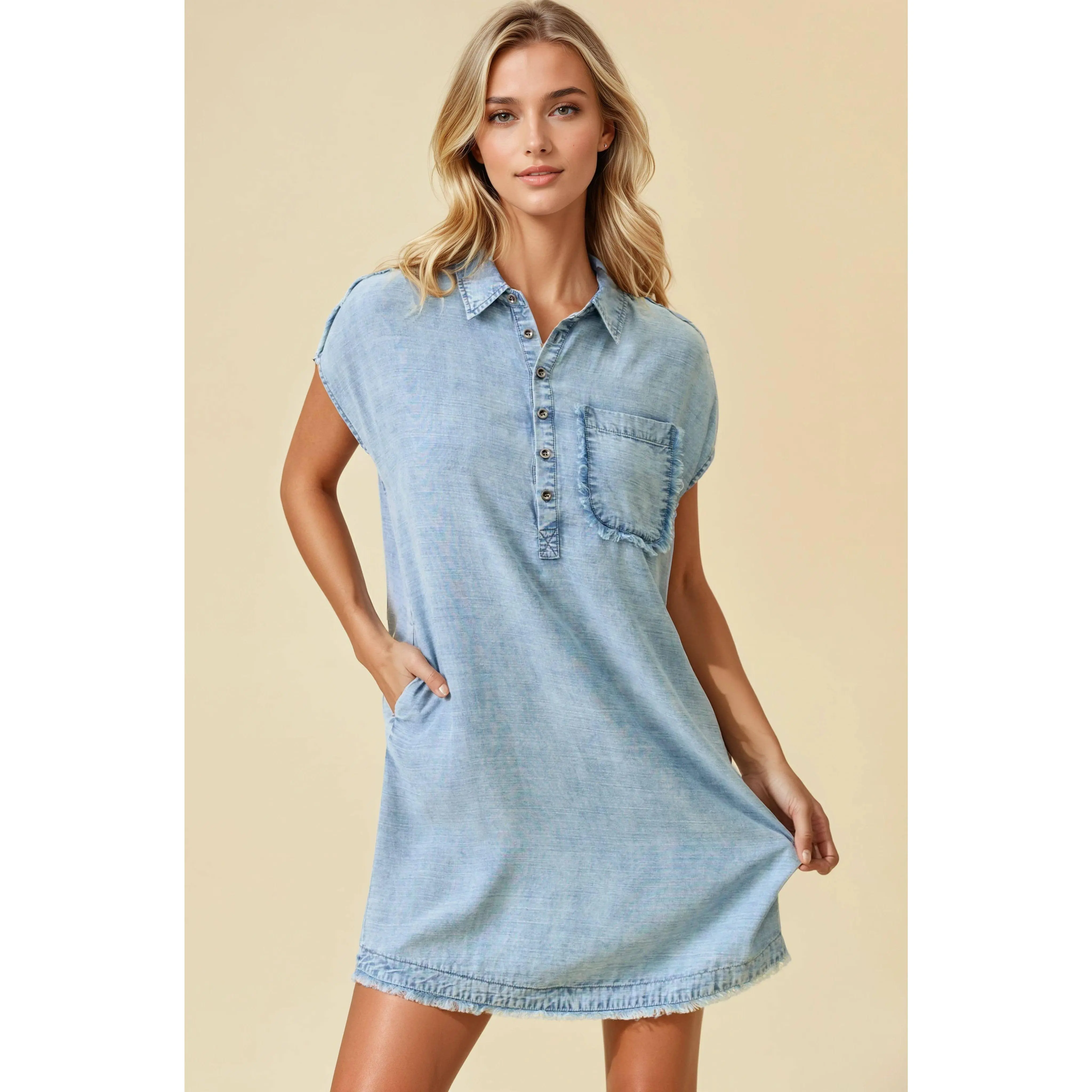 Choosing Texas Denim Dress