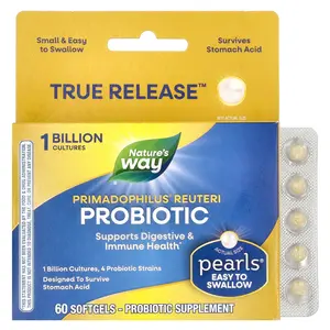 Nature's Way Primadophilus® Reuteri Probiotic, 1 Billion CFU, 60 Softgels