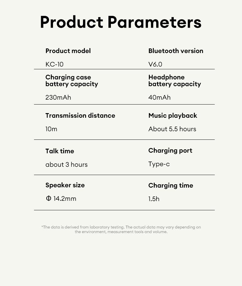 PAXA KC-10 Open-Ear OWS Wireless Headphones with Bluetooth 6.0, Waterproof Sports Design, ENC Noise Reduction Mic, Comfortable Fit, Audio Wireless Earbuds for Music & Calls, Compatible with Android & iOS