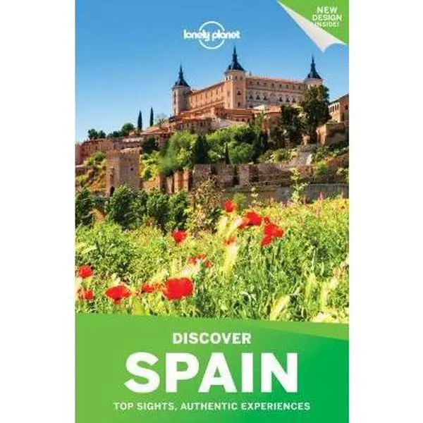 Used Lonely Planet Discover Spain Travel Guide - Paperback, Includes Flamenco Insights, Detailed Maps