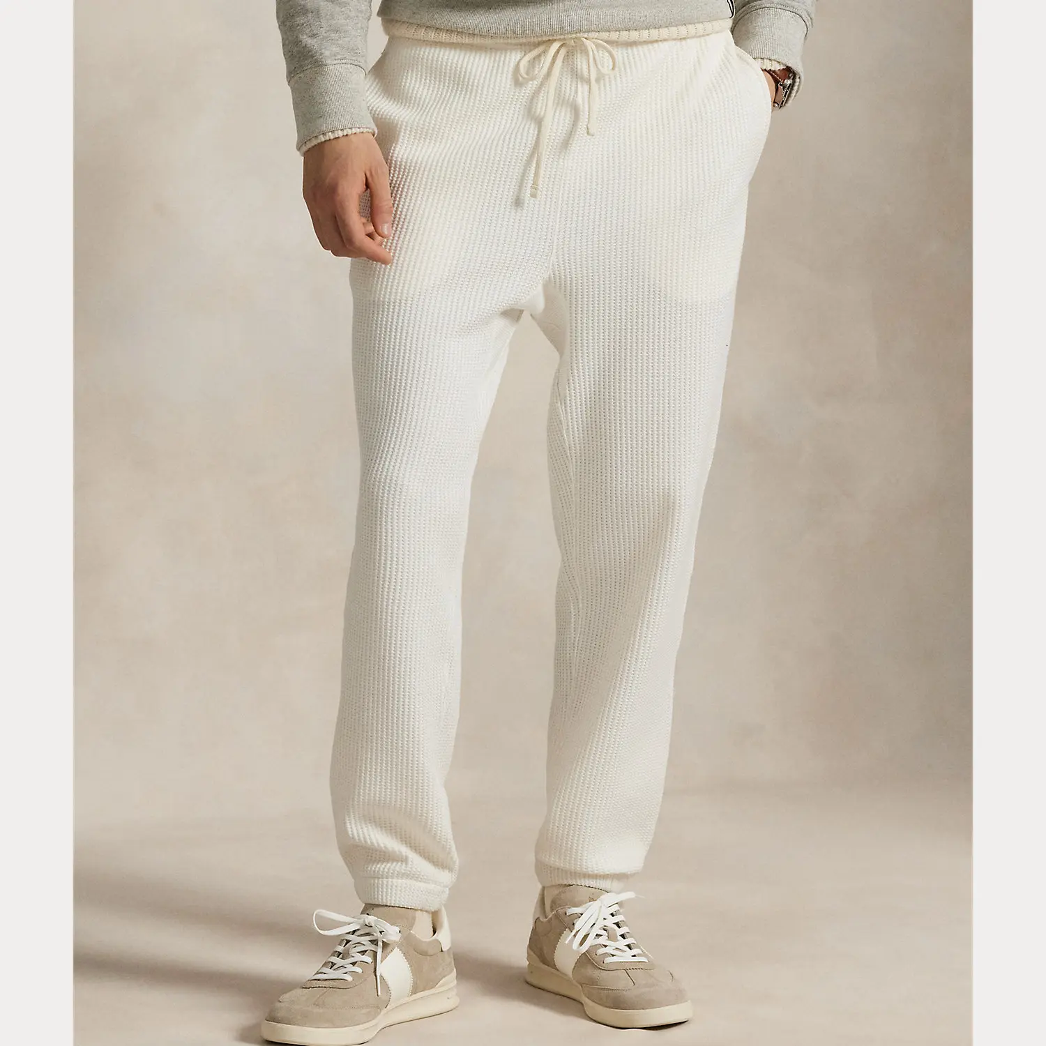 Polo Ralph Lauren - Waffle-Knit Fleece Sweatpant Polo Ralph Lauren - Waffle-Knit Fleece Sweatpant
