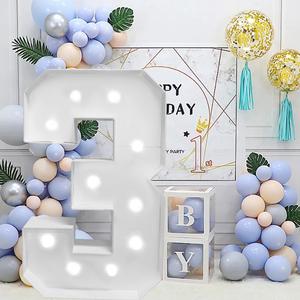 4ft marquee numbers, light up numbers for 1st 16th 21st birthday decorations, big numbers for party decorations, large light up numbers for party decor diy pre-cut foam board mosaic numbers, party decoration supplies