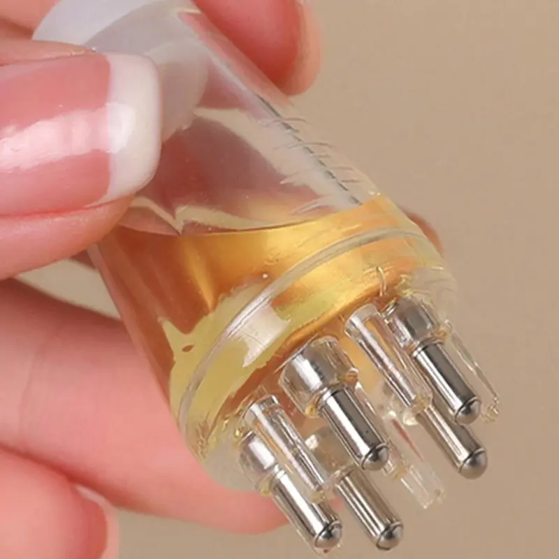 Hair Growth Serum Applicator, Scalp Massager, Scalp Stimulator – Precise Liquid Oil Dispenser For Hair Roots With Comb | For Nourishing Essence, Hair Growth Oils & Scalp Care | Home Use, Travel, Salon Style Treatment,Christmas Gift Idea