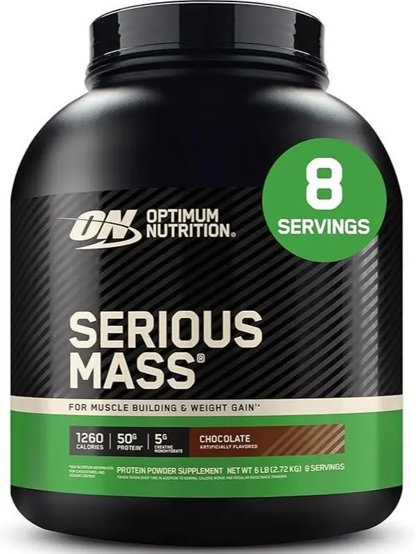Optimum Nutrition Serious Mass Chocolate Protein Powder, 6 lb
