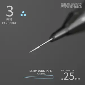 Cartridge Micro Bugpin Round Liner 0.25mm