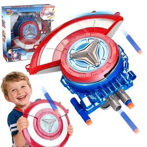 Dart captain shooting shield toys, children's toys, children's boys and children's gun toys Easter basket gifts 3-12 birthday holiday party