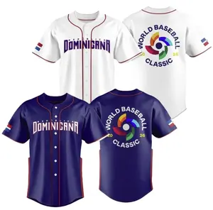 Dominican Republic Team 2026 World Baseball Classic Jersey Shirt Print For Fan - Official World Baseball Classic Shirt for Men Women & Youth