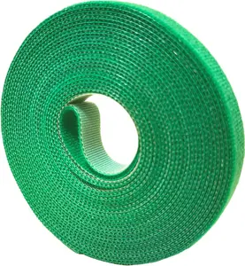 Garden Tie Green Tape,  Supports, Gentle On  (16.4ft  0.6 inch, 1 roll, Green)
