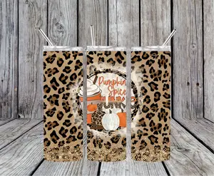 Pumpkin Spice Junkie Skinny Tumbler